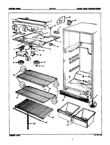 Fresh Food Compartment parts for Admiral Top-Mount Refrigerator NT17H4A/9B04A from AppliancePartsPros.com