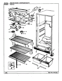Fresh Food Compartment parts for Admiral Top-Mount Refrigerator NT17L4A/AA21A from AppliancePartsPros.com