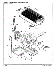 Unit Compartment & System parts for Admiral Top-Mount Refrigerator NT17L4A/BA21A from AppliancePartsPros.com