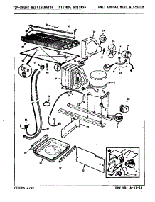 Unit Compartment & System (Nt19k9 / 9A01b) (Nt19k9 / 9A01c) (Nt19k9a / 9A04b) (Nt19k9a / 9A04c) (Nt19k9a / 9A04d) parts for Admiral Top-Mount Refrigerator NT19K9A/9A01B from AppliancePartsPros.com