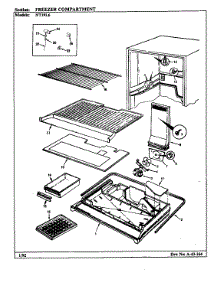 Freezer Compartment parts for Admiral Top-Mount Refrigerator NT19L6A/AA51B from AppliancePartsPros.com