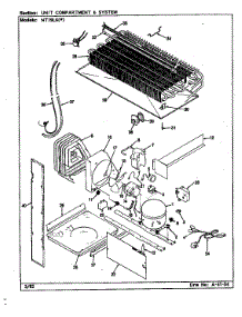 Unit Compartment & System parts for Admiral Top-Mount Refrigerator NT19L6A/CA51A from AppliancePartsPros.com