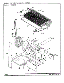 Unit Compartment & System parts for Admiral Top-Mount Refrigerator NT19L8A/AA55A from AppliancePartsPros.com