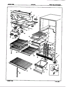 Fresh Food Compartment parts for Admiral Top-Mount Refrigerator NT21E63VH/5D46B from AppliancePartsPros.com