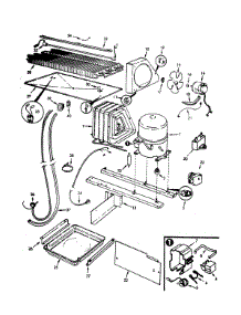 Unit Compartment & System parts for Admiral Top-Mount Refrigerator NT21H6H-7A57A from AppliancePartsPros.com