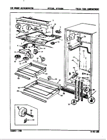 Fresh Food Compartment parts for Admiral Top-Mount Refrigerator NT21K9/9A02C from AppliancePartsPros.com