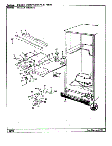 Fresh Food Compartment (Nt21l9 / Ba75a) (Nt21l9 / Ba75b) (Nt21l9a / Ba76a) (Nt21l9a / Ba76b) parts for Admiral Top-Mount Refrigerator NT21L9A/BA76B from AppliancePartsPros.com