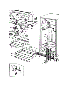 Fresh Food Compartment parts for Admiral Top-Mount Refrigerator NT23K9-9A69A from AppliancePartsPros.com