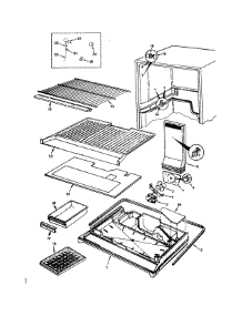 Freezer Compartment parts for Admiral Top-Mount Refrigerator NT23K9-9A69A from AppliancePartsPros.com