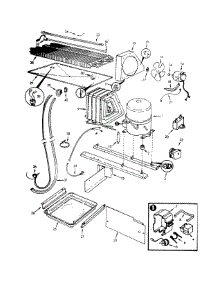 Unit Compartment & System parts for Admiral Top-Mount Refrigerator NT23K9A-9A06C from AppliancePartsPros.com