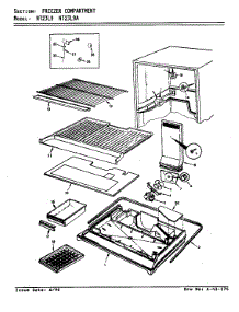 Freezer Compartment parts for Admiral Top-Mount Refrigerator NT23L9/AA98B from AppliancePartsPros.com