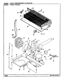 Unit Compartment & System parts for Admiral Top-Mount Refrigerator NT23L9/BA98A from AppliancePartsPros.com