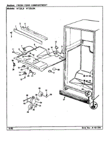 Fresh Food Compartment (Nt23l9 / Ba98b) (Nt23l9 / Ba98c) (Nt23l9a / Ba99b) (Nt23l9a / Ba99c) parts for Admiral Top-Mount Refrigerator NT23L9A/BA98C from AppliancePartsPros.com