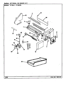 Optional Ice Maker Kit (Nt23l9 / Ba98b) (Nt23l9 / Ba98c) (Nt23l9a / Ba99b) (Nt23l9a / Ba99c) parts for Admiral Top-Mount Refrigerator NT23L9A/BA98C from AppliancePartsPros.com