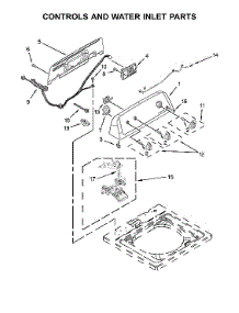 Controls & Water Inlet Parts parts for Amana Washer NTW4601BQ0 from AppliancePartsPros.com