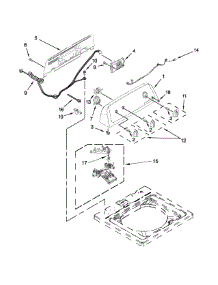 Controls And Water Inlet Parts parts for Amana Washer NTW4611BQ0 from AppliancePartsPros.com