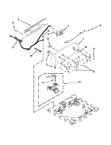 Controls And Water Inlet Parts parts for Amana Washer NTW4611BQ1 from AppliancePartsPros.com