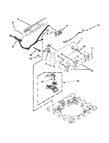 Controls And Water Inlet Parts parts for Amana Washer NTW4631BQ0 from AppliancePartsPros.com