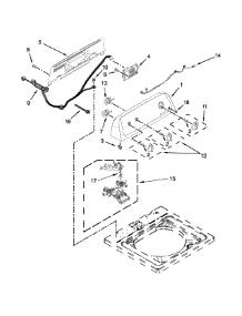 Controls And Water Inlet Parts parts for Amana Washer NTW4631BQ1 from AppliancePartsPros.com