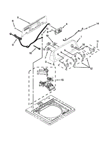 Controls And Water Inlet Parts parts for Amana Washer NTW4750BQ0 from AppliancePartsPros.com