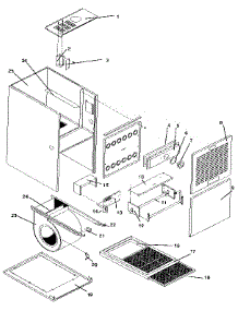 Non-Functional parts for Icp Furnace NUG5100BFA1 from AppliancePartsPros.com