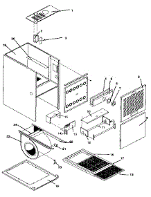 Non-Functional parts for Icp Furnace NUG5100BKA1 from AppliancePartsPros.com