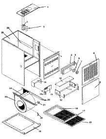 Non-Functional parts for Icp Furnace NUG5125BHA1 from AppliancePartsPros.com