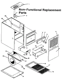 Non-Functional Replacement parts for Icp Furnace NUG5125BKA2 from AppliancePartsPros.com