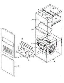 Upflow Furnace parts for Icp Furnace NUGI045KD02 from AppliancePartsPros.com