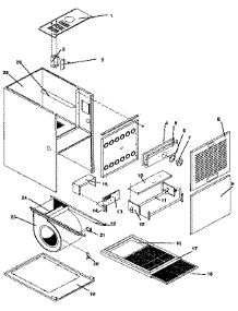 Non-Functional parts for Icp Furnace NUL5050BHA1 from AppliancePartsPros.com