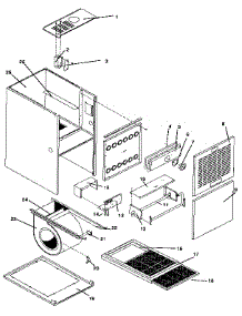 Non-Functional parts for Icp Furnace NUL5100BFA1 from AppliancePartsPros.com