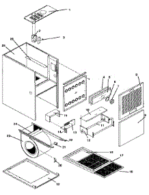 Non-Functional parts for Icp Furnace NUL5100BKA1 from AppliancePartsPros.com