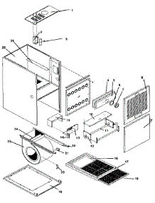 Non-Functional parts for Icp Furnace NUL5125BKA1 from AppliancePartsPros.com