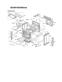 Main Assy parts for Samsung Gas Range NX58F5500SW/AA-02 from AppliancePartsPros.com