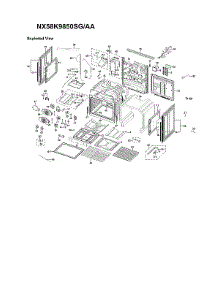 Main Assy parts for Samsung Gas Range NX58K9850SG/AA-03 from AppliancePartsPros.com