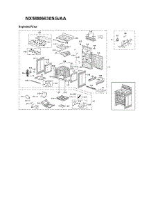 Main Assy parts for Samsung Gas Range NX58M6630SG/AA-00 from AppliancePartsPros.com