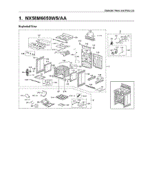 Main Assy parts for Samsung Gas Range NX58M6650WS/AA-00 from AppliancePartsPros.com