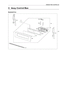 Control Box Assy parts for Samsung Gas Range NX58M6650WS/AA-00 from AppliancePartsPros.com