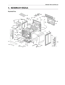 Main Assy parts for Samsung Gas Range NX58R4311SG/AA-00 from AppliancePartsPros.com