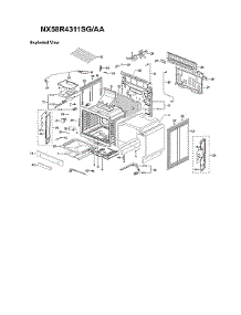 Main Assy parts for Samsung Gas Range NX58R4311SG/AA-02 from AppliancePartsPros.com