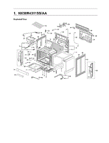 Main Unit Assy parts for Samsung Gas Range NX58R4311SS/AA-00 from AppliancePartsPros.com