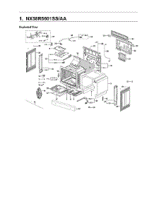 Main Unit Assy parts for Samsung Gas Range NX58R5601SS/AA-00 from AppliancePartsPros.com