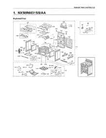 Main Assy parts for Samsung Gas Range NX58R6631SS/AA-00 from AppliancePartsPros.com
