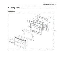 Door Assy parts for Samsung Gas Range NX58R6631ST/AA-00 from AppliancePartsPros.com