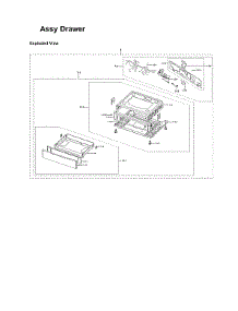 Drawer Assy parts for Samsung Gas Range NX58R9311SS/AA-00 from AppliancePartsPros.com