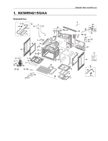 Main Assy parts for Samsung Gas Range NX58R9421SG/AA-00 from AppliancePartsPros.com