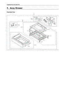 Drawer Assy parts for Samsung Gas Range NX58R9421SG/AA-00 from AppliancePartsPros.com