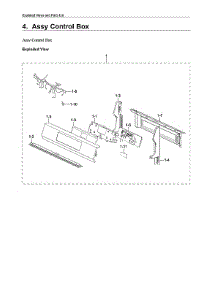 Control Box Assy parts for Samsung Gas Range NX60A6711SG/AA-00 from AppliancePartsPros.com