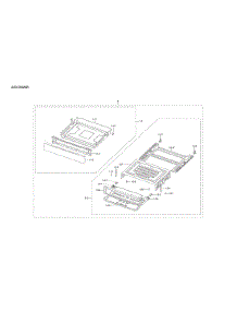 Drawer Assy parts for Samsung Gas Range NX60T8111SS/AA-00 from AppliancePartsPros.com
