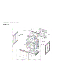 Mechanical Assy parts for Samsung Gas Range NX60T8311SS/AA-00 from AppliancePartsPros.com